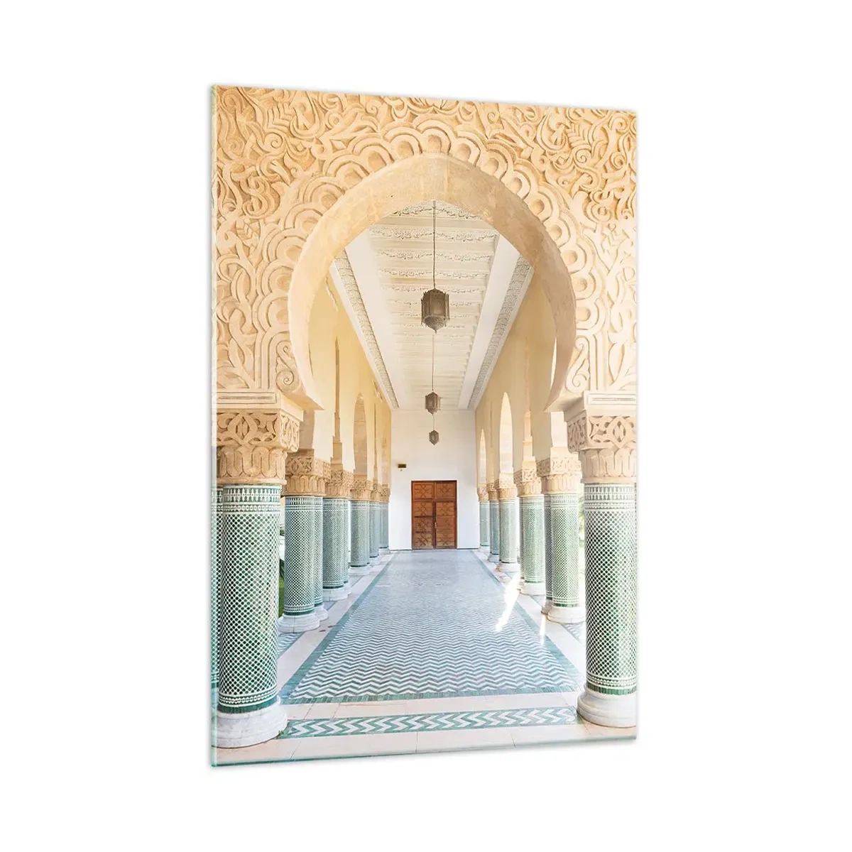 Glastavla - Bild på glas - Från Scheherazades sagor - 50x70 cm