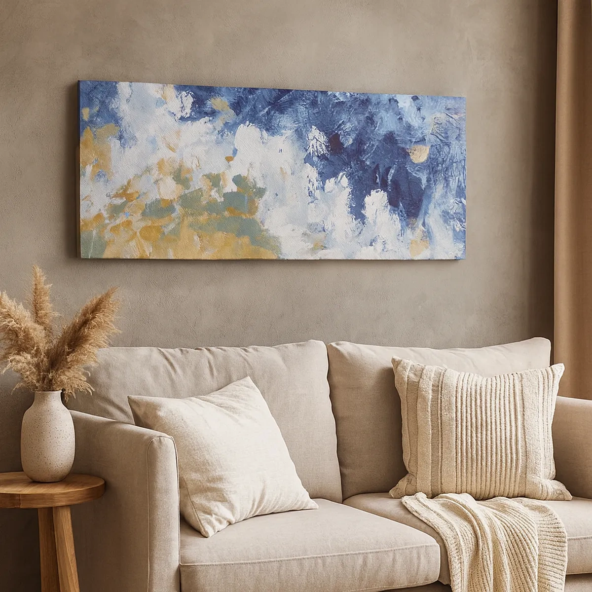 Canvastavla - Bild på duk - Elementens dans - 30x30 cm