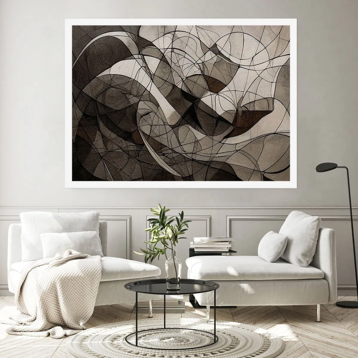 Affisch - Cirkulation av jordens färger - 70x50 cm