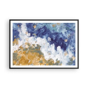 Affisch i svart ram - Elementens dans - 100x70 cm