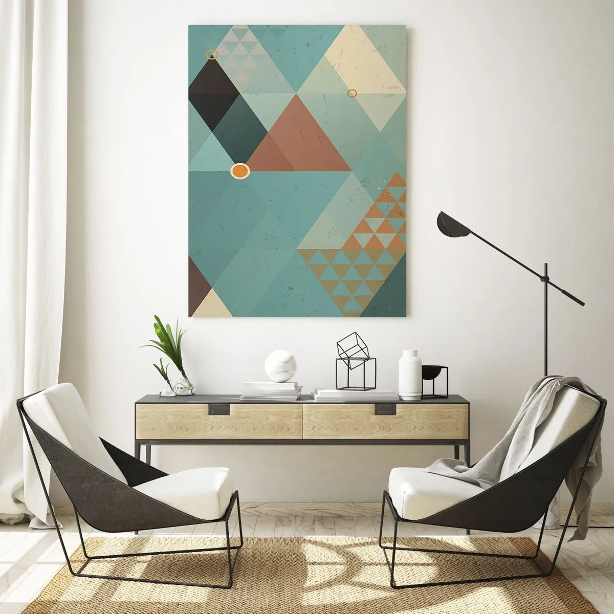 Glastavla - Bild på glas - Mångfaldens enighet, enighetens mångfald - 50x70 cm