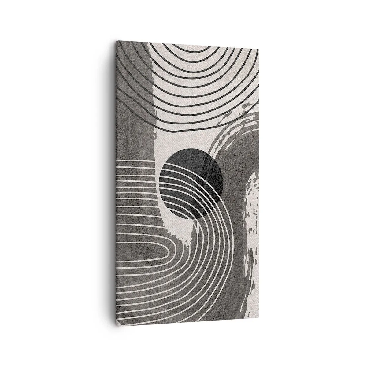 Canvastavla - Bild på duk - Ovalen vinner - 45x80 cm