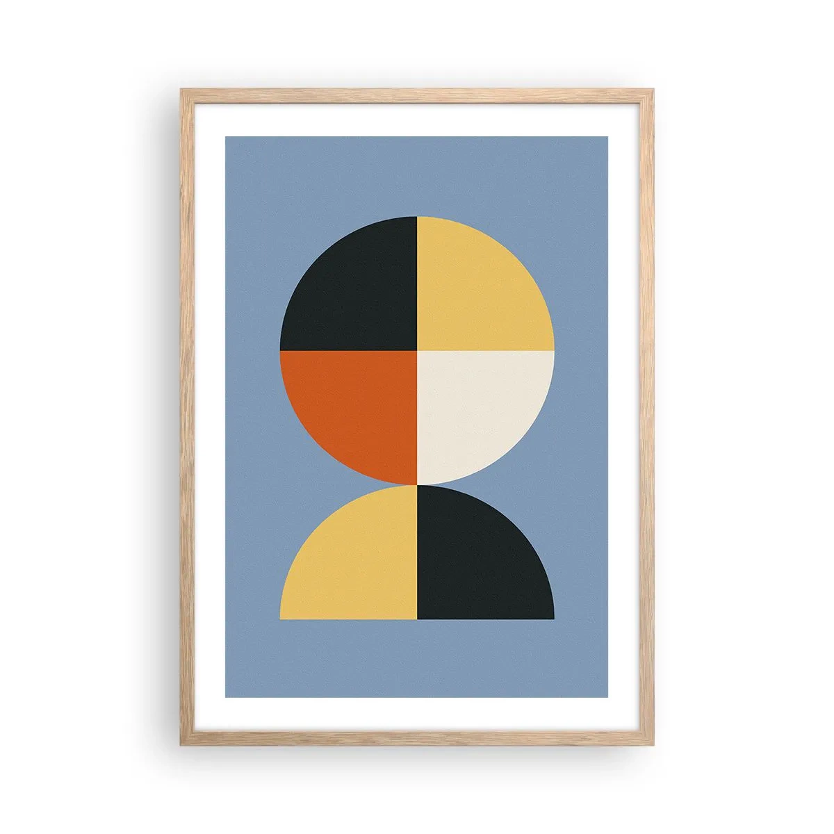 Affisch i ram av ljusek - Titta och räkna - 50x70 cm