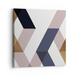 Canvastavla - Bild på duk - Plan och vinklar - 30x30 cm