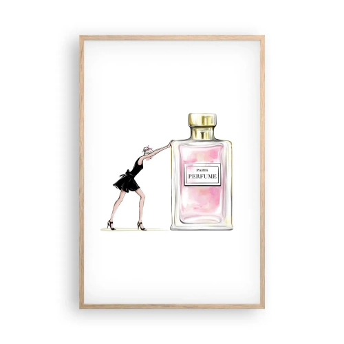 Affisch i ram av ljusek - Kvinnlighetens kärna - 61x91 cm