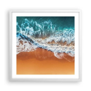 Affisch i vit ram - Alltid i par - 50x50 cm