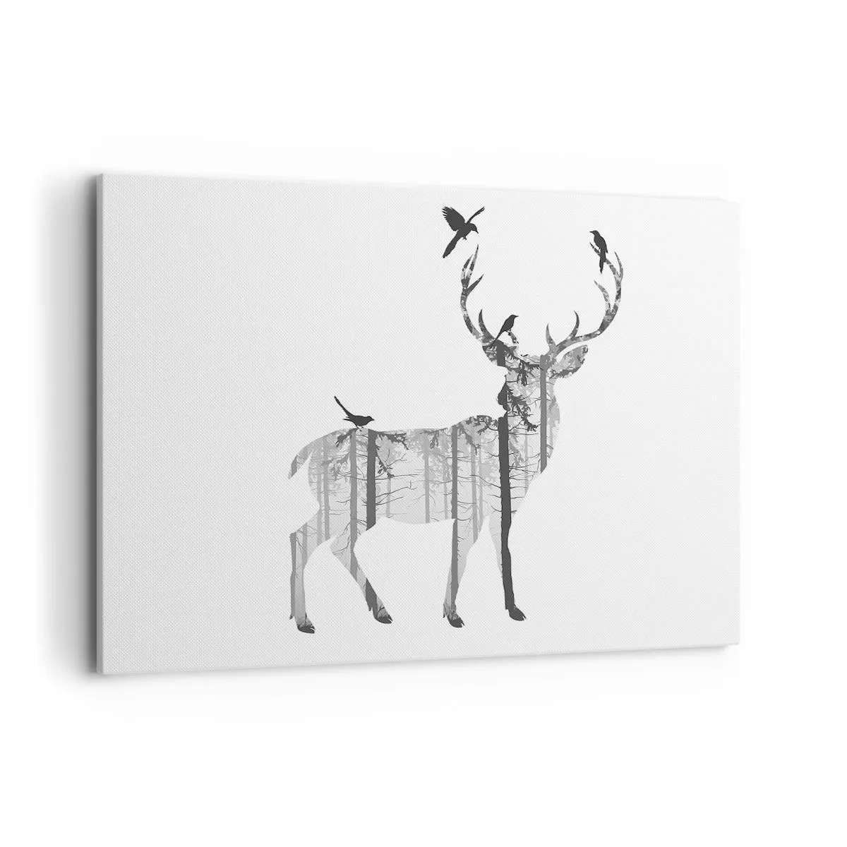 Canvastavla - Bild på duk - Skogens goda ande - 100x70 cm