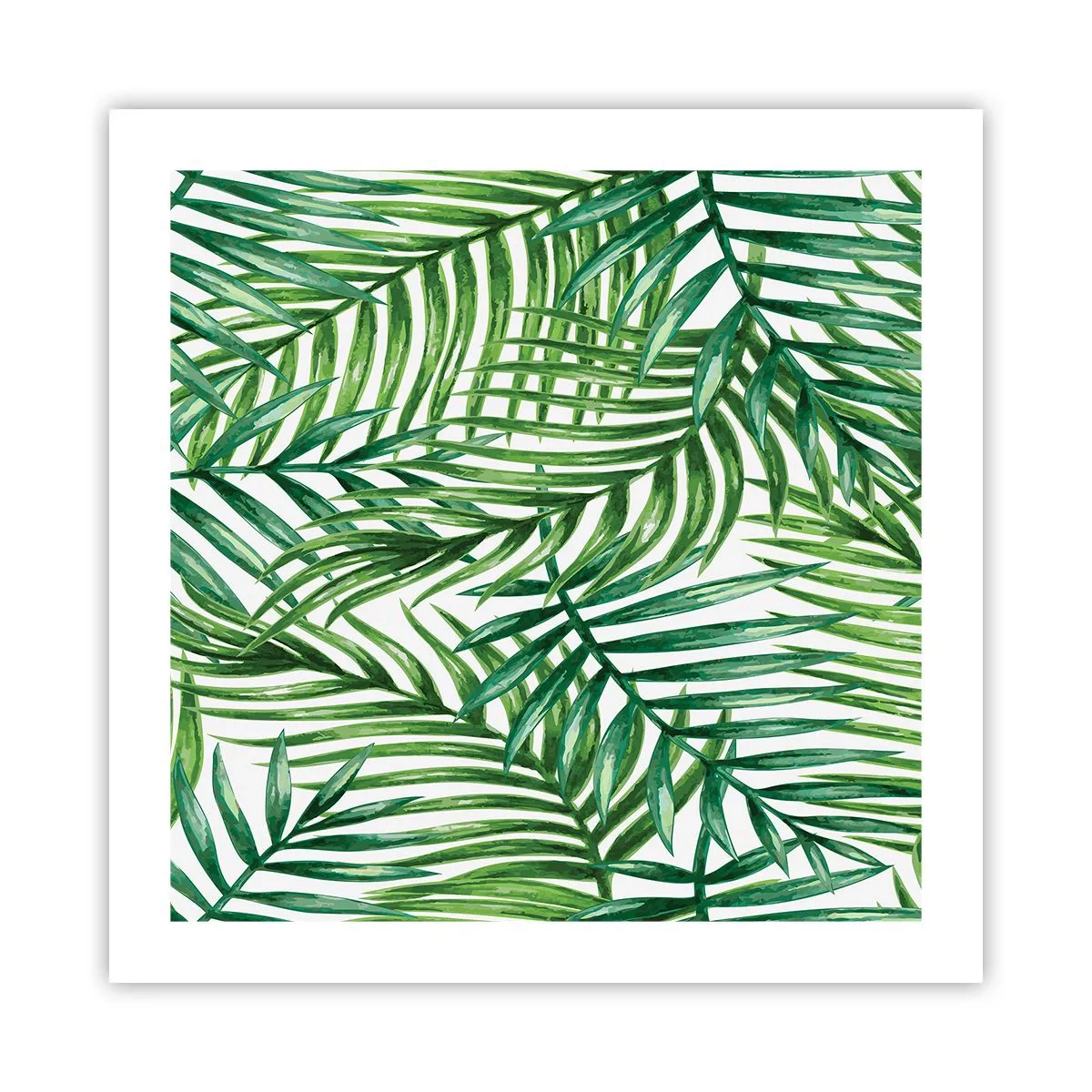 Affisch - Under gröna baldakinen - 50x50 cm