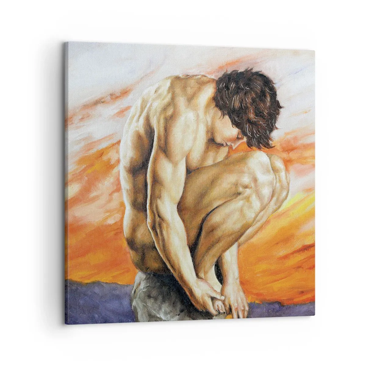 Canvastavla - Bild på duk - Försänkt i sig själv - 50x50 cm