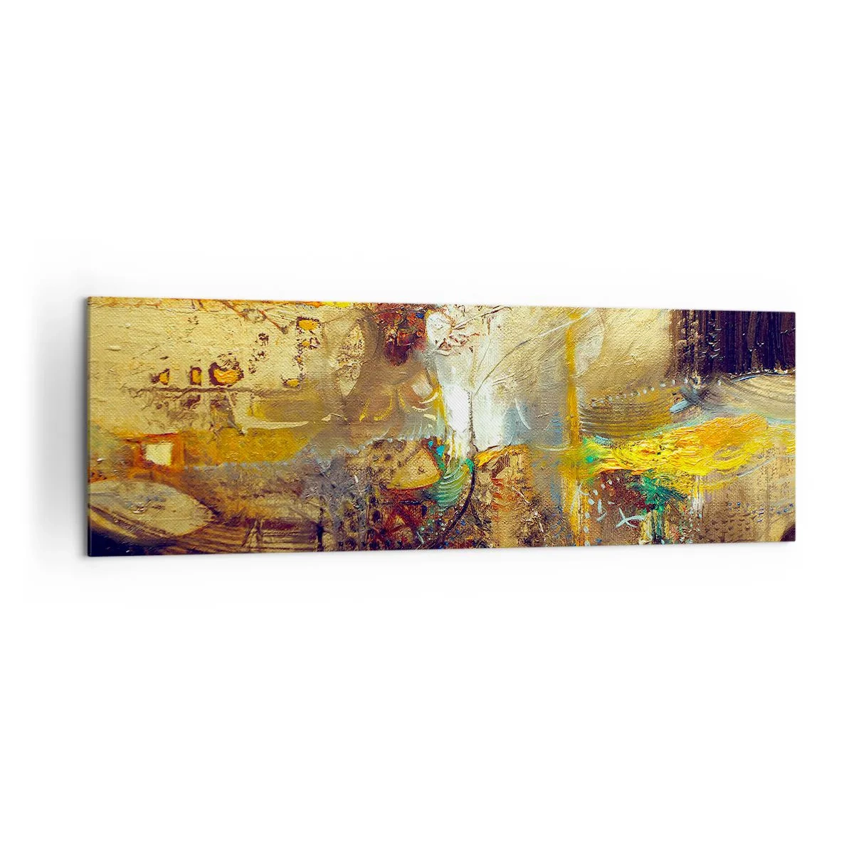 Canvastavla - Bild på duk - Kallt, varmare, hett - 160x50 cm