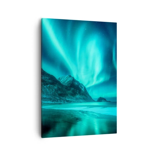 Canvastavla - Bild på duk - Nordens underverk - 50x70 cm