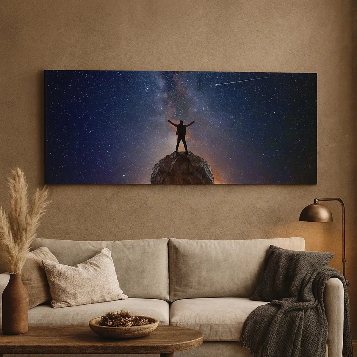 Canvastavla - Bild på duk - Kraften är med mig! - 30x30 cm