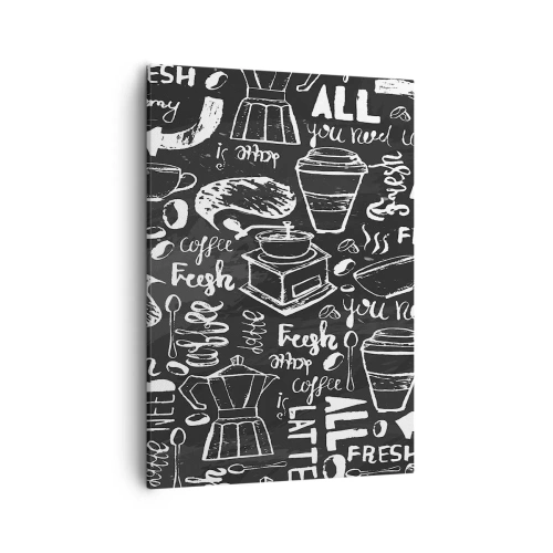 Canvastavla - Bild på duk - All you need is… - 50x70 cm