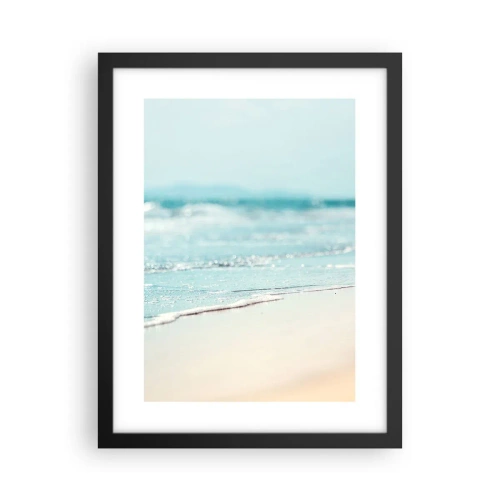 Affisch i svart ram - Värme och brus - 30x40 cm