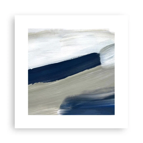 Affisch - Möte med vitt - 30x30 cm