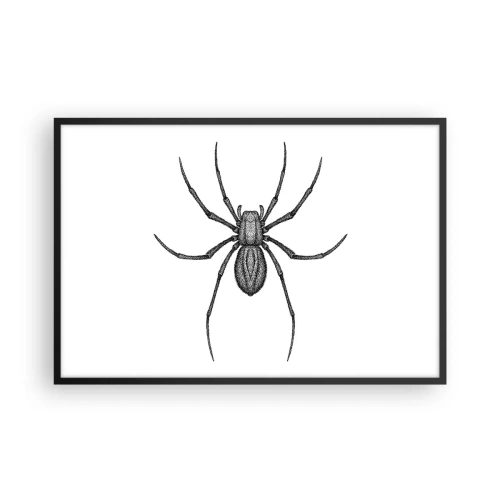 Affisch i svart ram - Oroväckande precision - 91x61 cm