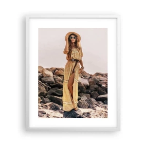 Affisch i vit ram - Stenarnas magi - 40x50 cm