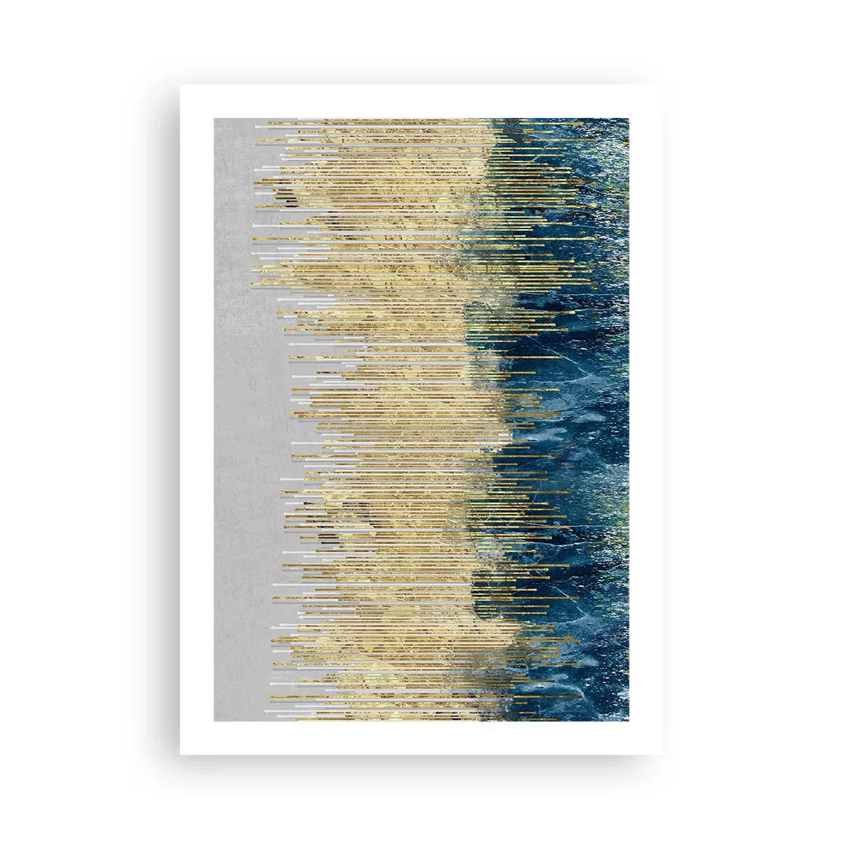 Affisch - Förgylld gräns - 50x70 cm