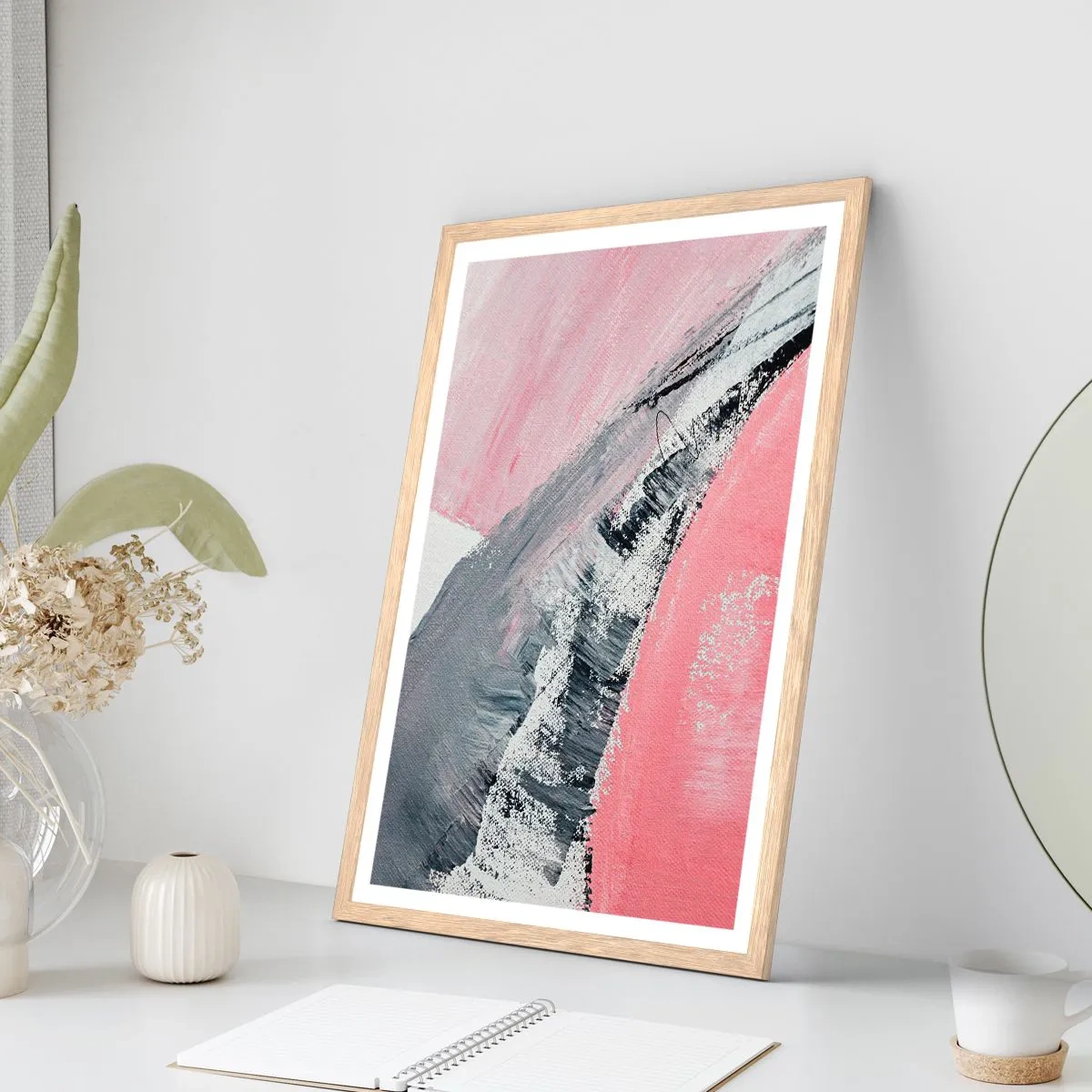 Affisch i ram av ljusek - Anpassad komposition - 40x50 cm