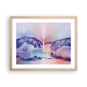 Affisch i ram av ljusek - Den gudomliga gnistan av liv - 50x40 cm
