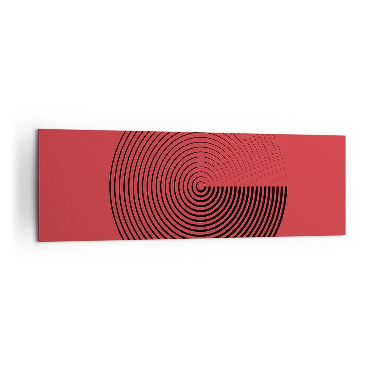 Canvastavla - Bild på duk - Cirkulär rörelse - 160x50 cm