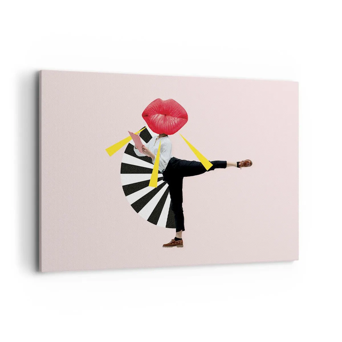 Canvastavla - Bild på duk - Surrealistisk pop-art - 100x70 cm