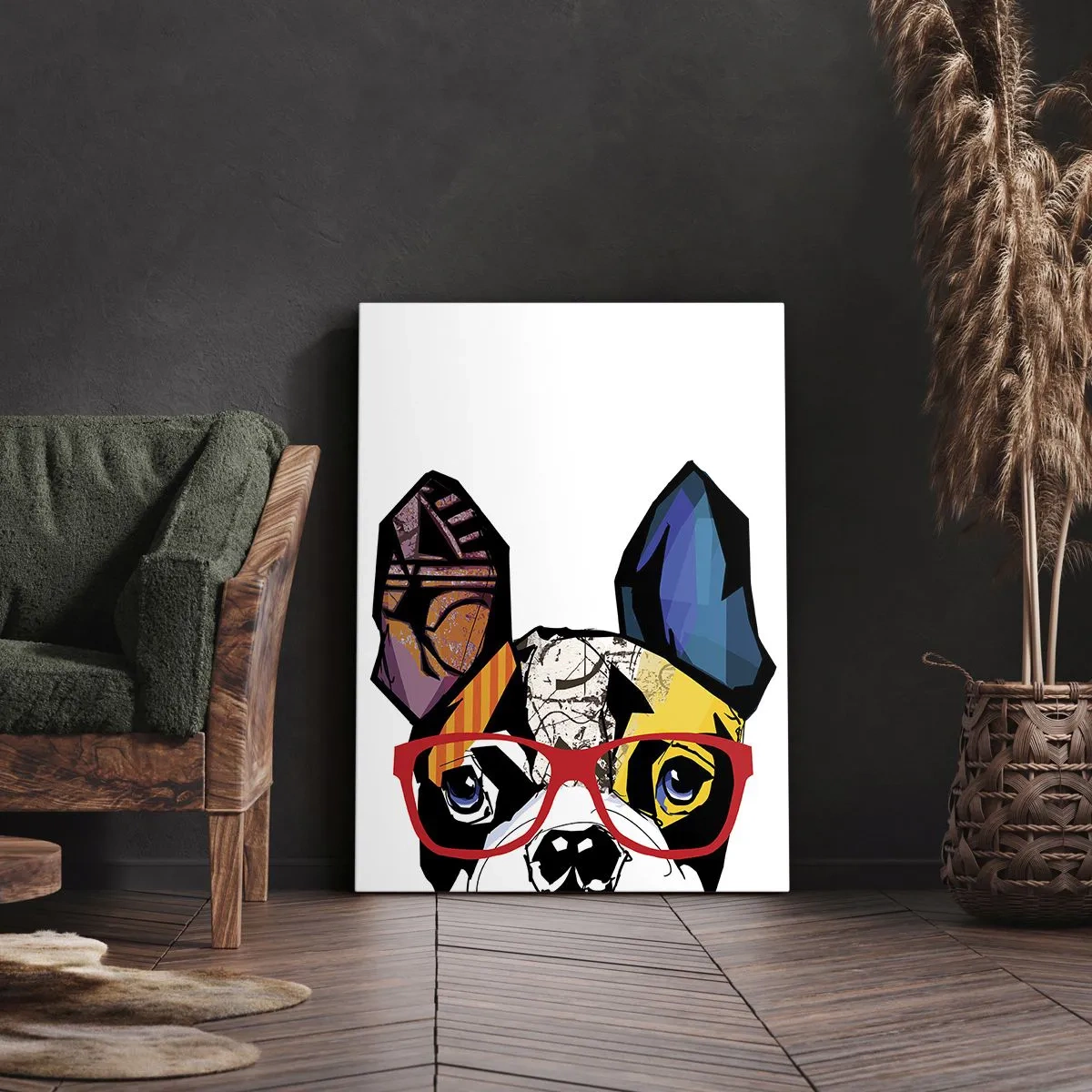Canvastavla - Bild på duk - Intellektuell - 50x70 cm