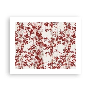 Affisch - Som en gammal percale - 50x40 cm