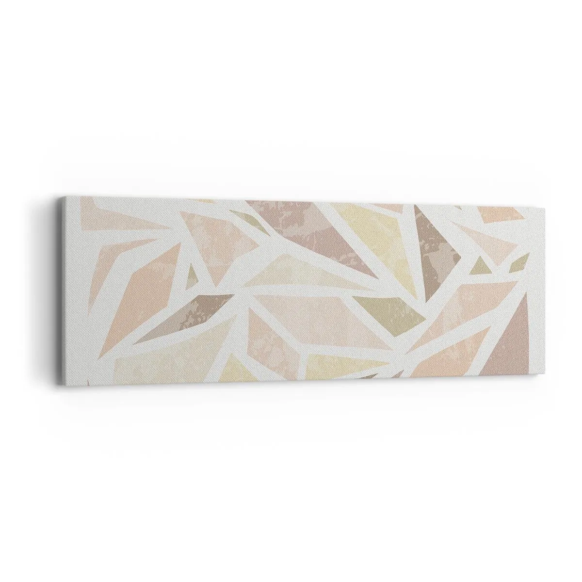 Canvastavla - Bild på duk - Komposition av färgat glas - 90x30 cm