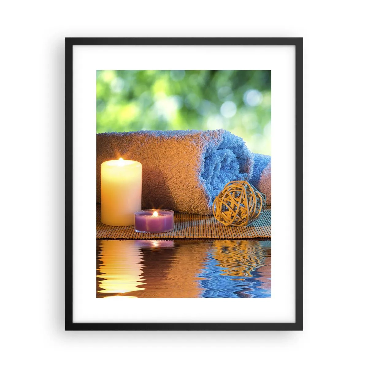 Affisch i svart ram - Tid för kroppen - 40x50 cm