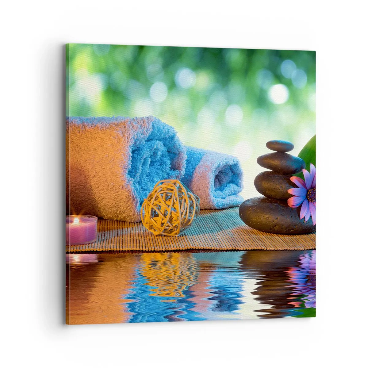 Canvastavla - Bild på duk - Tid för kroppen - 70x70 cm