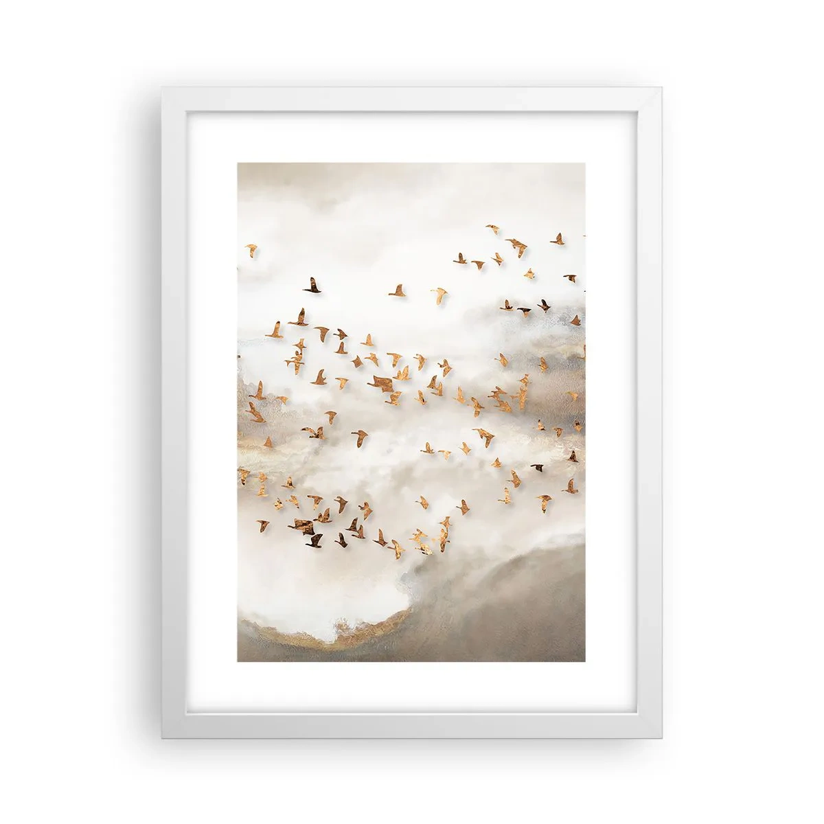 Affisch i vit ram - Det är dags... - 30x40 cm