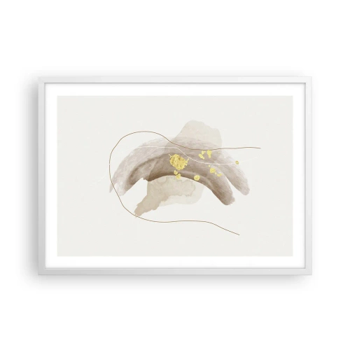 Affisch i vit ram - Träffat i rummet - 70x50 cm