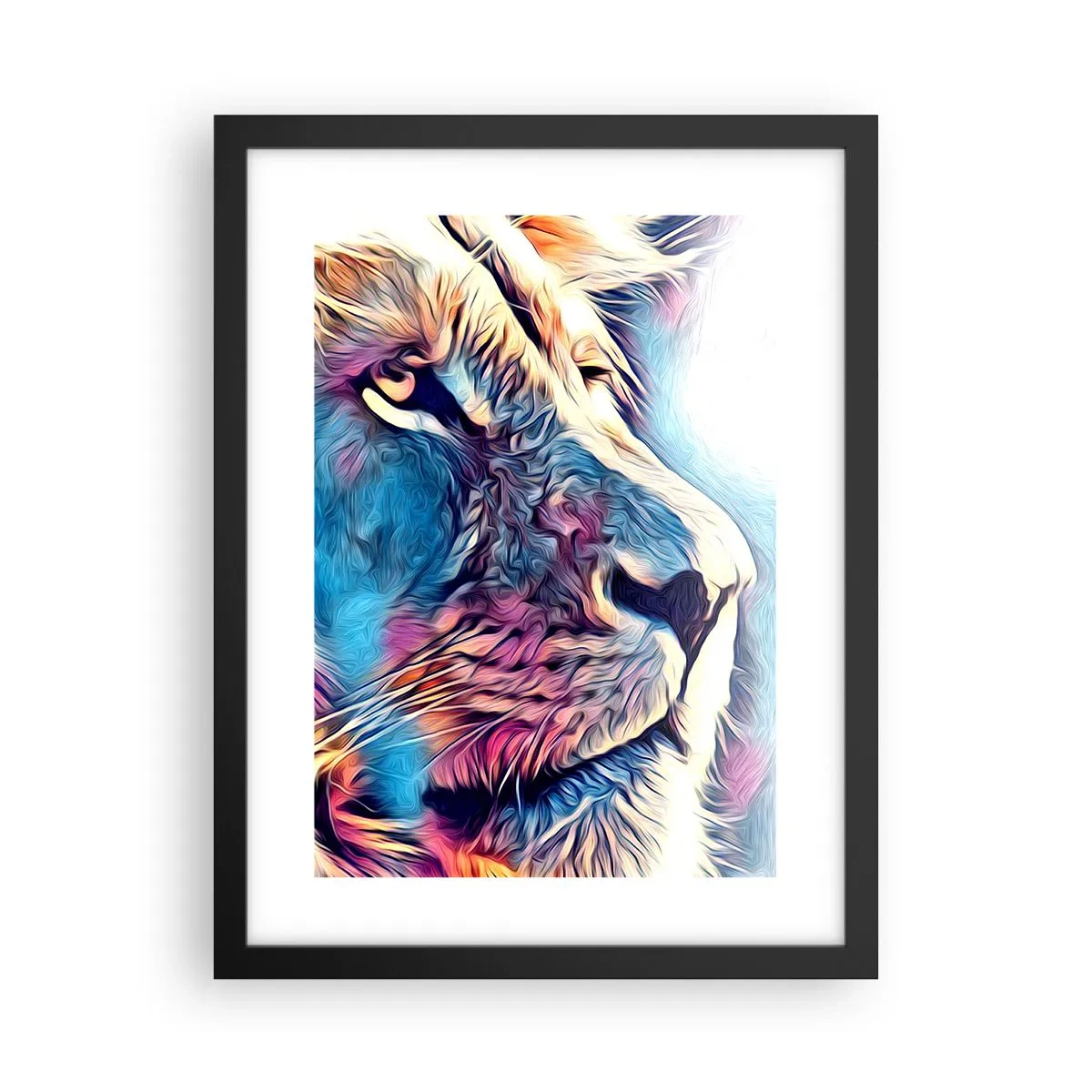 Affisch i svart ram - Naturens klokhet - 30x40 cm