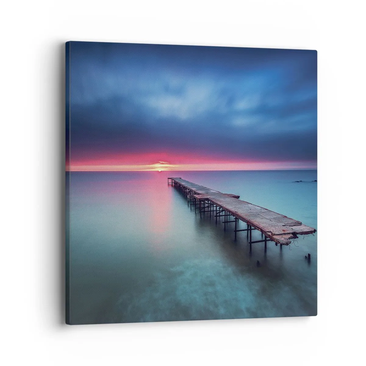Canvastavla - Bild på duk - Mellan himlen och jorden - 40x40 cm