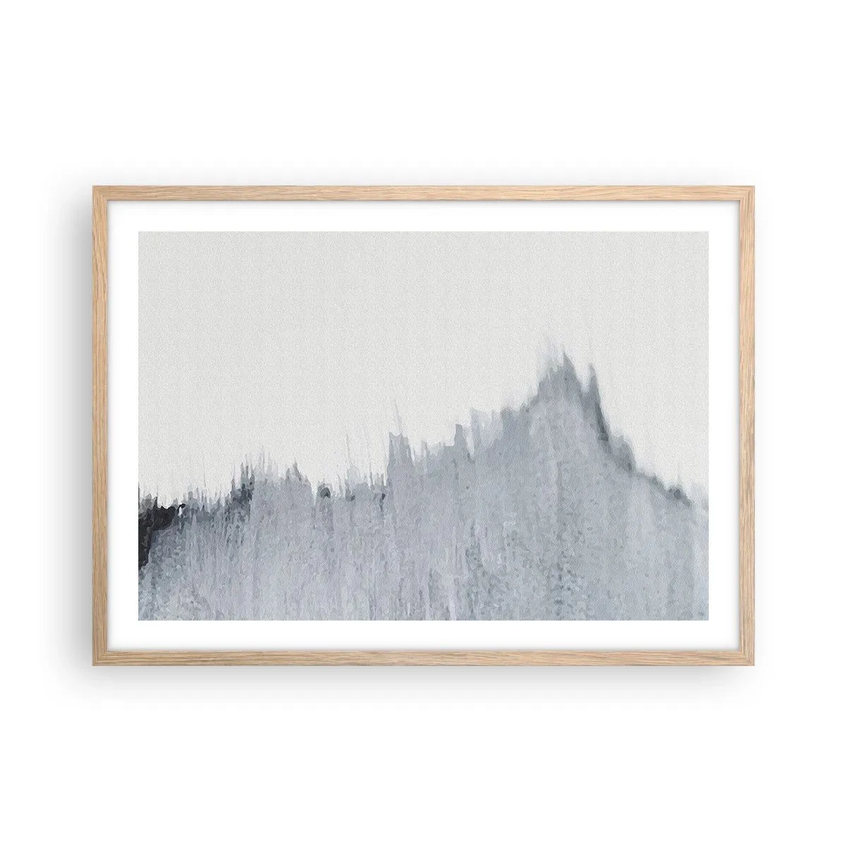 Affisch i ram av ljusek - Mystisk skiva - 70x50 cm