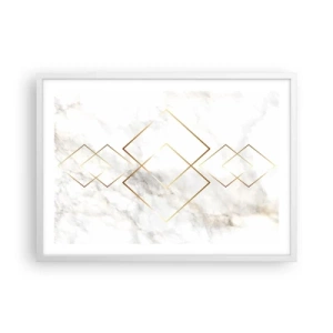 Affisch i vit ram - Utsikt över oändlighet - 70x50 cm