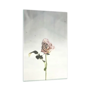 Glastavla - Bild på glas - Vårens välkomst - 80x120 cm