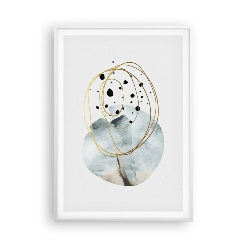 Affisch i vit ram - I rummets famn - 70x100 cm