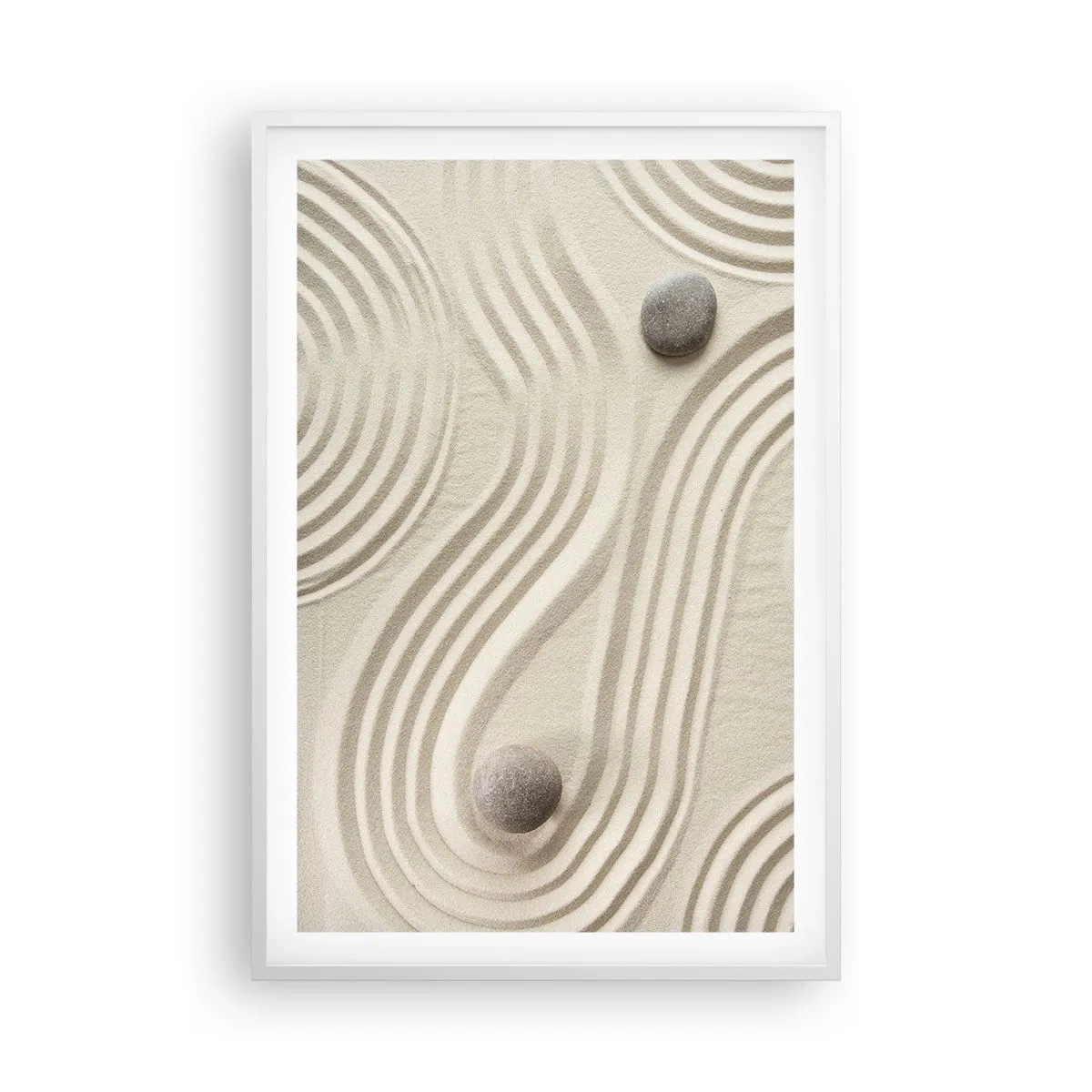 Affisch i vit ram - Värmens beröring - 61x91 cm