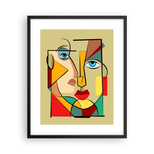 Affisch i svart ram - Ett matchande par - 40x50 cm