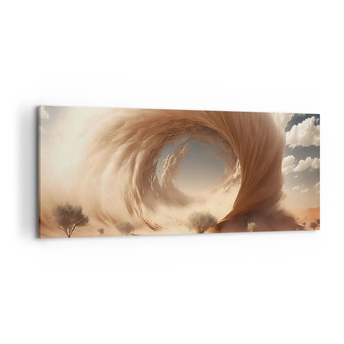 Canvastavla - Bild på duk - Öppen portal - 120x50 cm