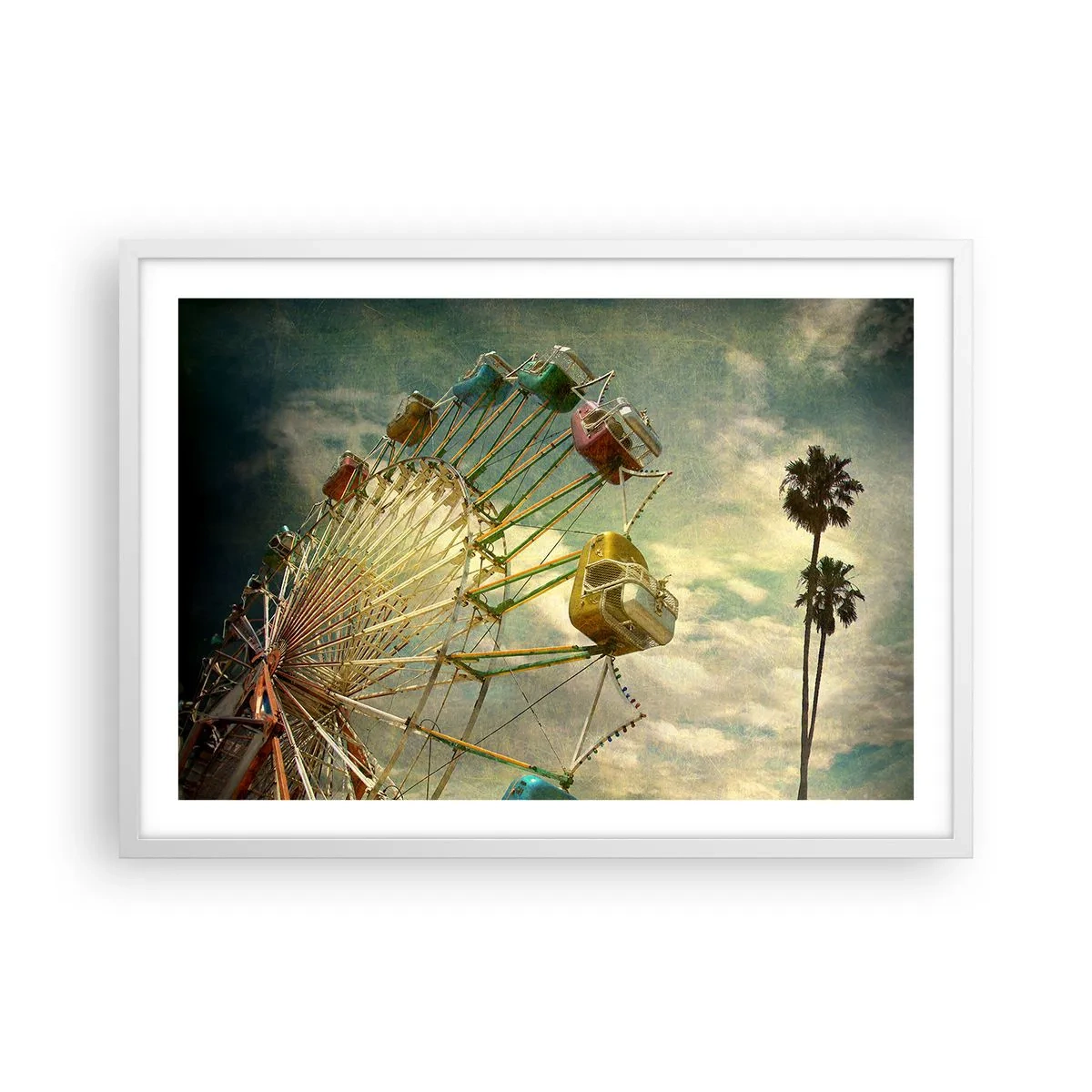 Affisch i vit ram - Kommer att bli, kommer att bli kul.... - 70x50 cm