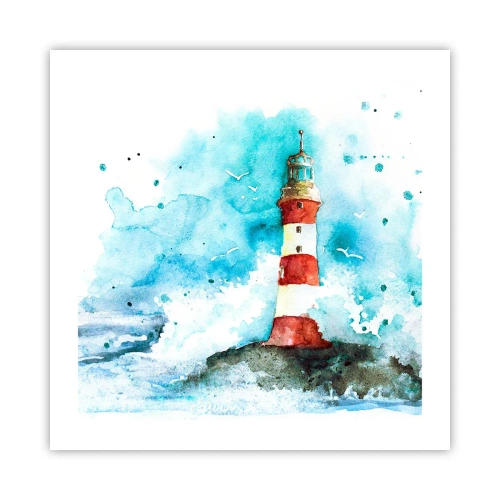 Affisch - Elementens enhet - 50x50 cm