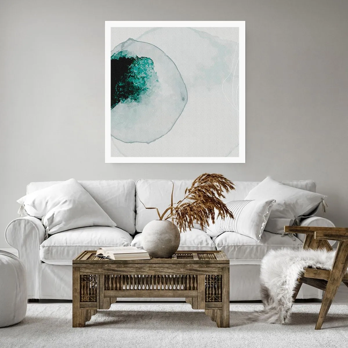 Affisch - I en droppe vatten - 60x60 cm