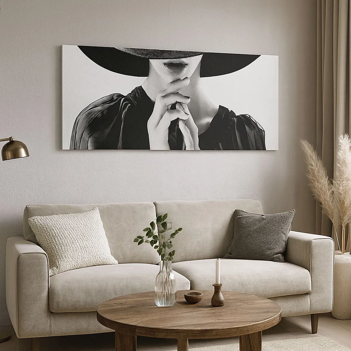 Canvastavla - Bild på duk - Dold skönhet - 100x40 cm