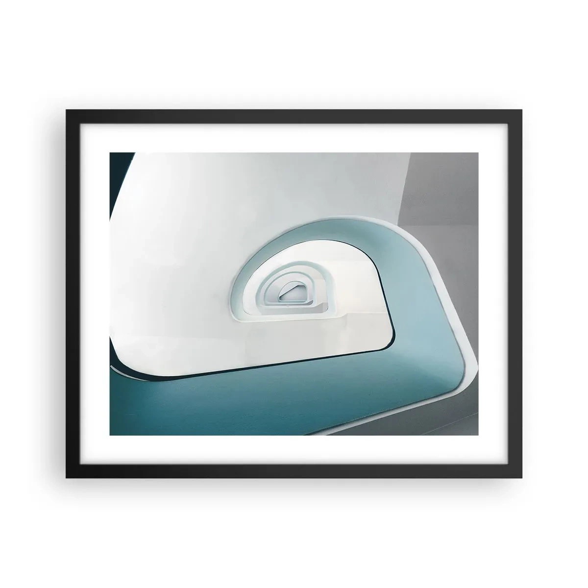 Affisch i svart ram - Till det blåas botten - 50x40 cm