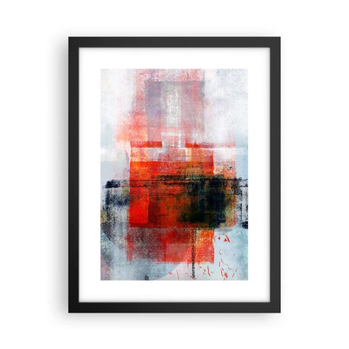 Affisch i svart ram - Glödande komposition - 30x40 cm