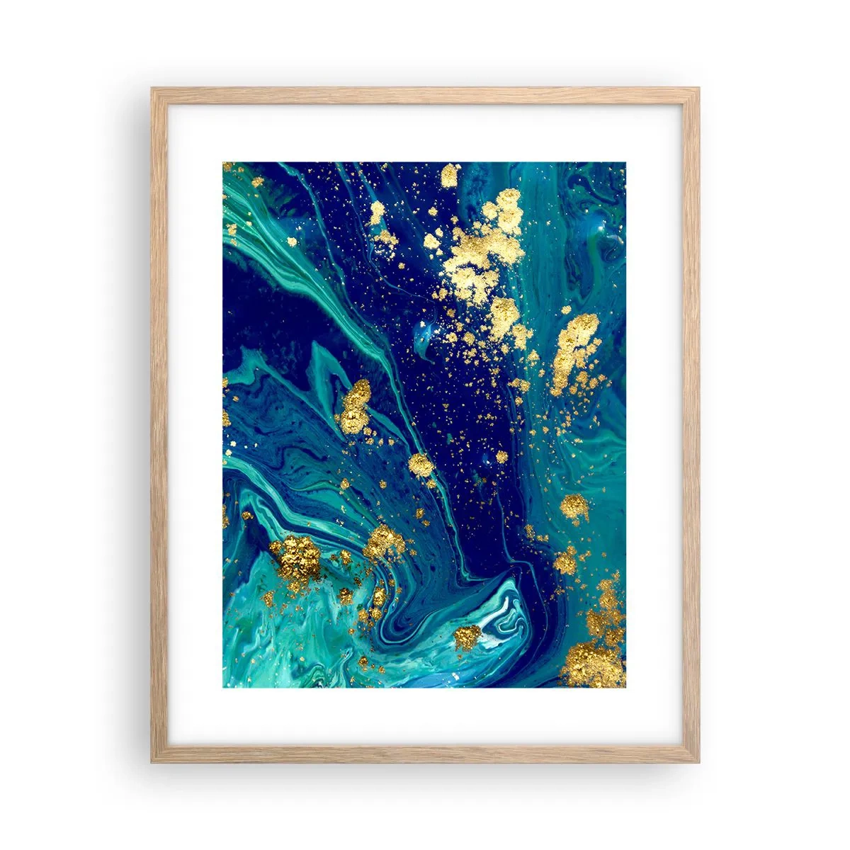Affisch i ram av ljusek - Solflingor  - 40x50 cm