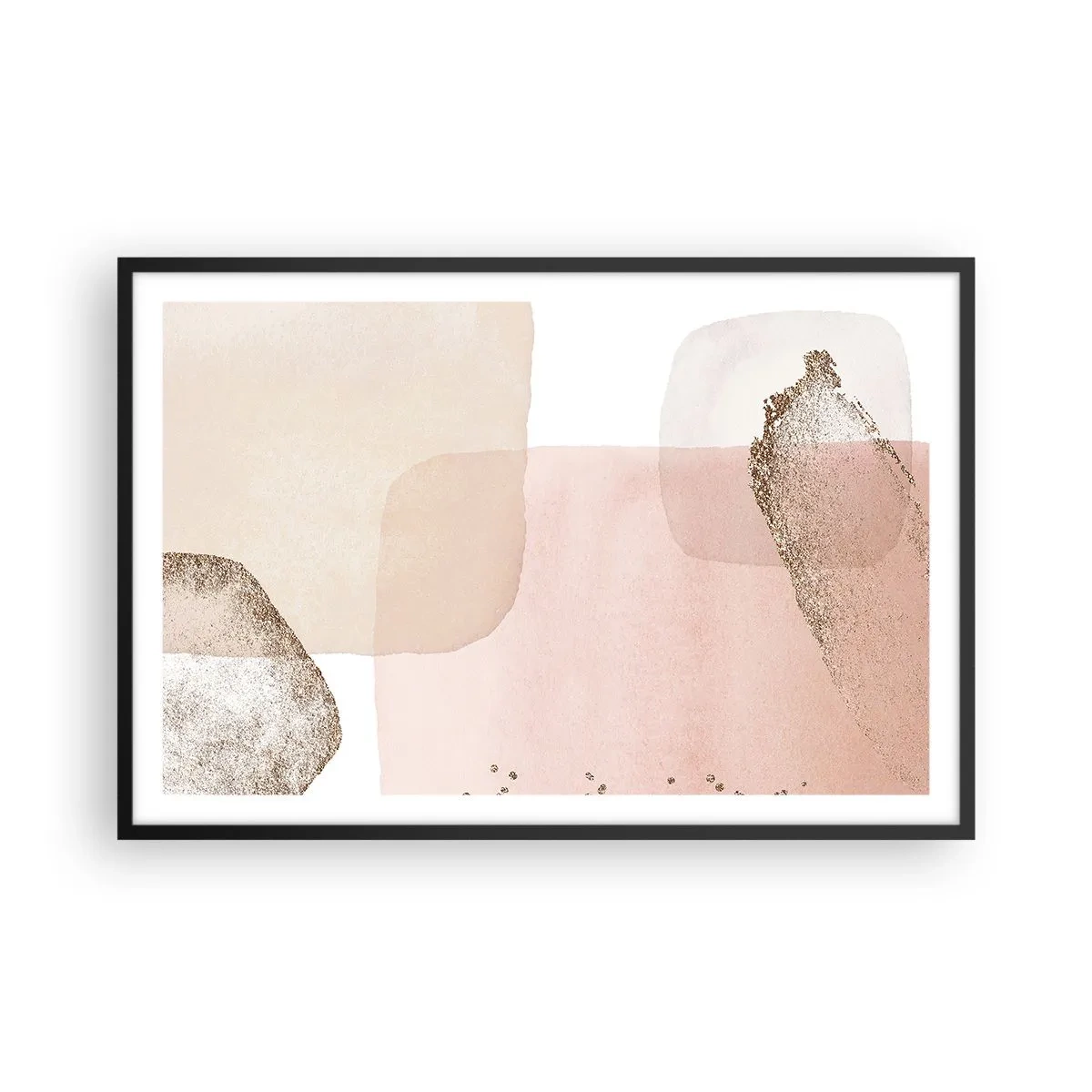 Affisch i svart ram - Titta genom färgen - 91x61 cm